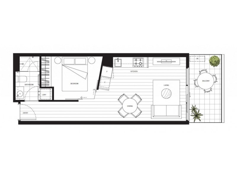 120/4 Acacia Place, Abbotsford VIC 3067 Floorplan