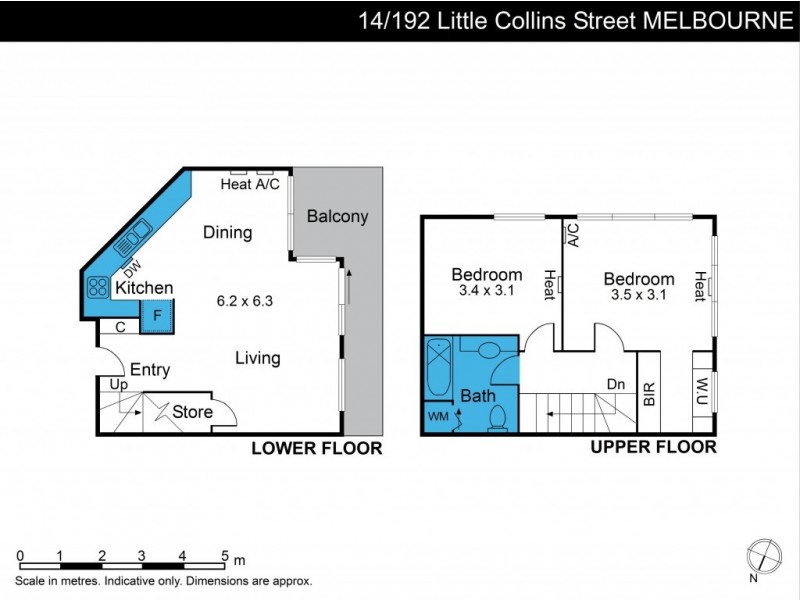 14/192 Little Collins Street, Melbourne VIC 3000 Floorplan