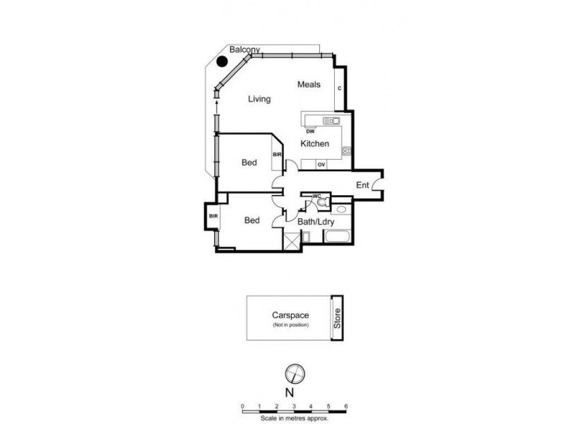 75/431 St Kilda Road, Melbourne VIC 3004 Floorplan