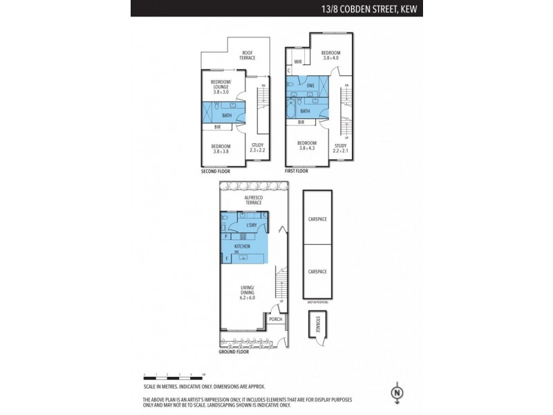 13/8 Cobden Street, Kew VIC 3101 Floorplan