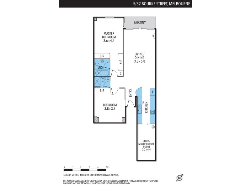 5/32 Bourke Street, Melbourne VIC 3000 Floorplan