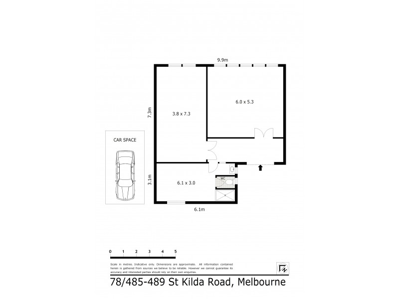 78/485-489 St Kilda Road, Melbourne VIC 3004 Floorplan