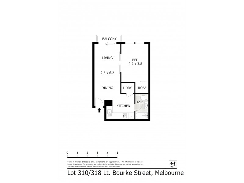 Lot 310/318 Little Bourke Street, Melbourne VIC 3000 Floorplan