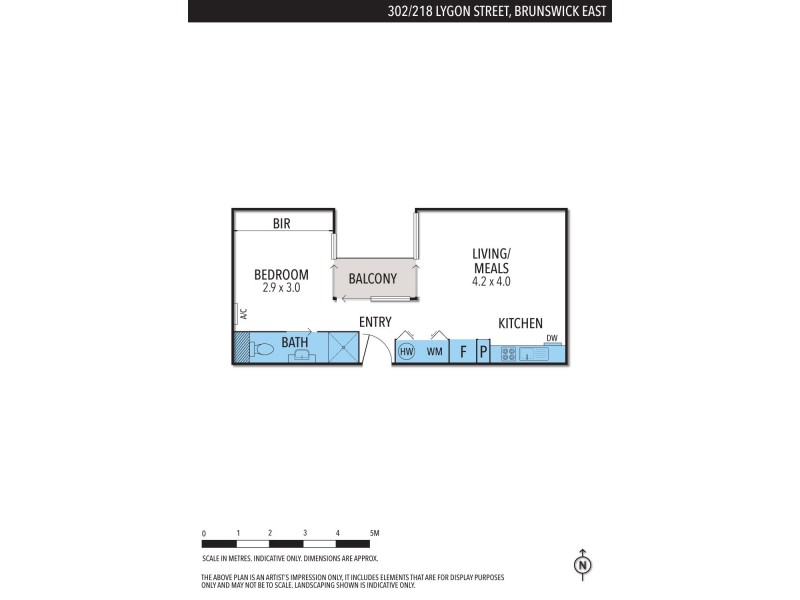 302/218 Lygon Street, Brunswick East VIC 3057 Floorplan