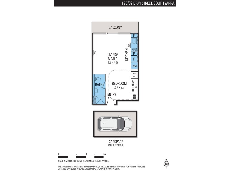 123/32 Bray Street, South Yarra VIC 3141 Floorplan