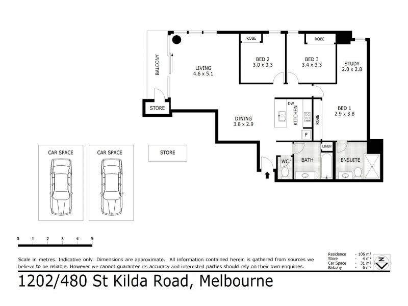 1202/480 St Kilda Rd, Melbourne VIC 3004