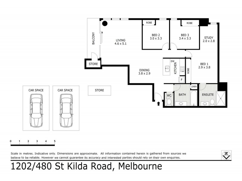 1202/480 St Kilda Rd, Melbourne VIC 3004