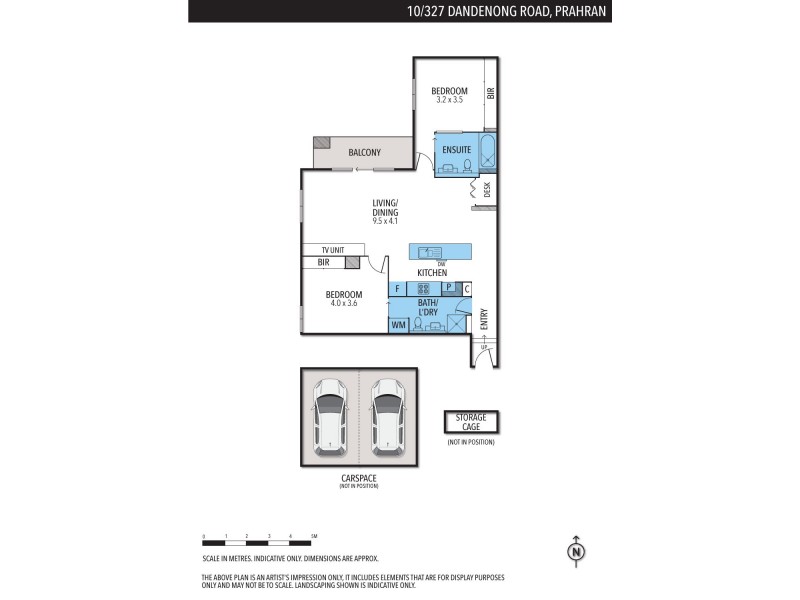 10/327 Dandenong Road, Prahran VIC 3181 Floorplan