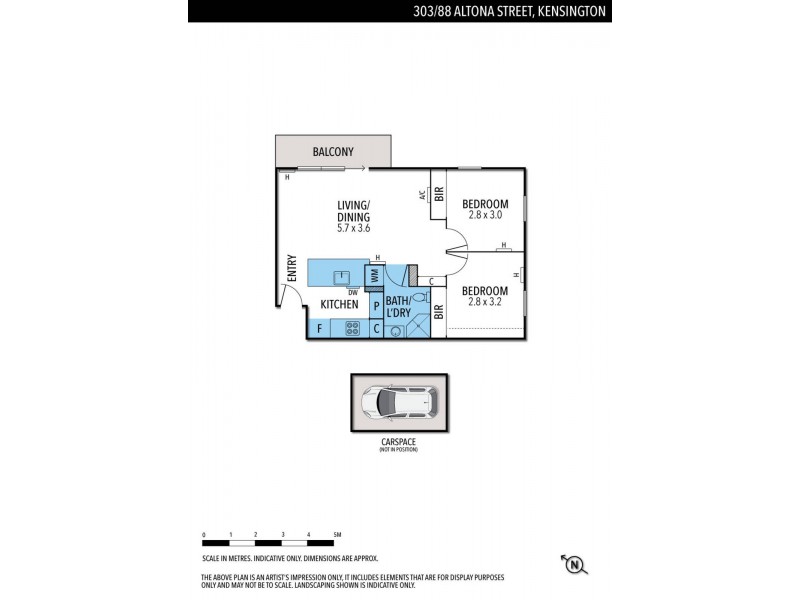 303/88 Altona Street, Kensington VIC 3031