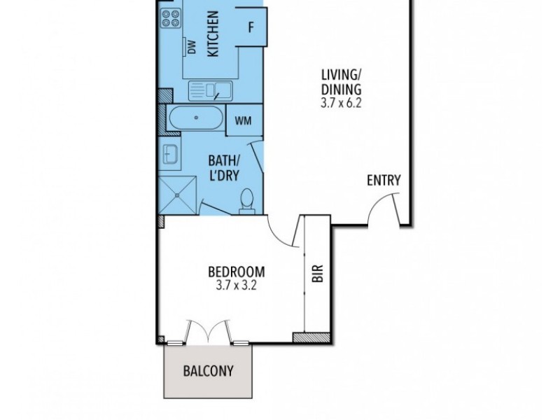 502/300 Collins Street, Melbourne VIC 3000 Floorplan