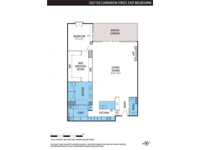 202/150 Clarendon Street, East Melbourne VIC 3002 Floorplan