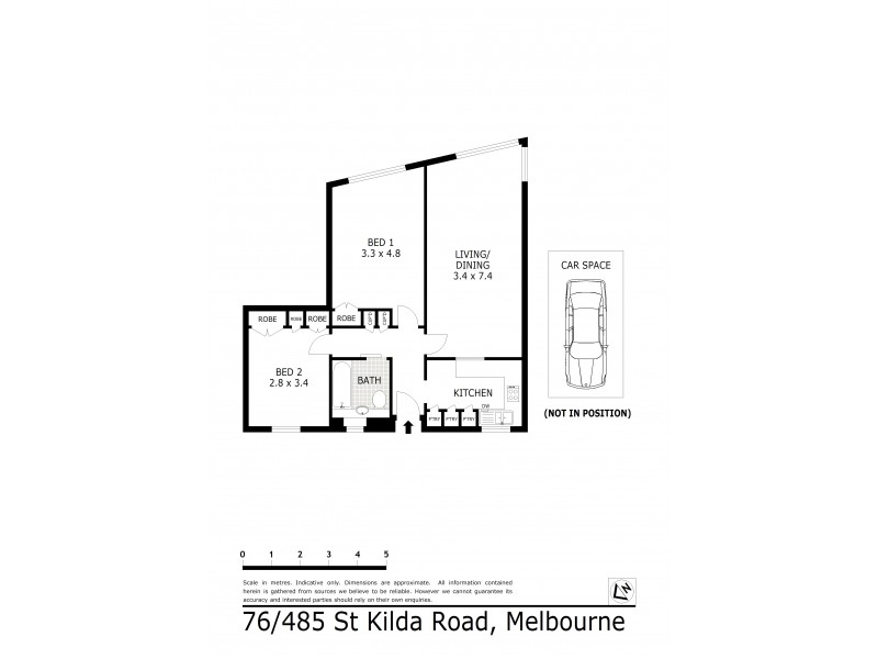 76/485-489 St Kilda Road, Melbourne VIC 3004 Floorplan