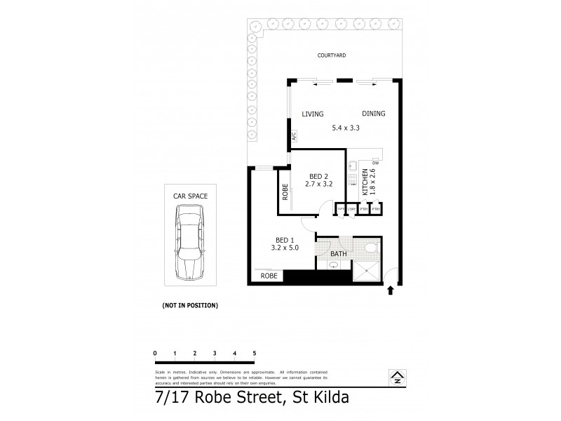 7/17 Robe Street, St Kilda VIC 3182 Floorplan