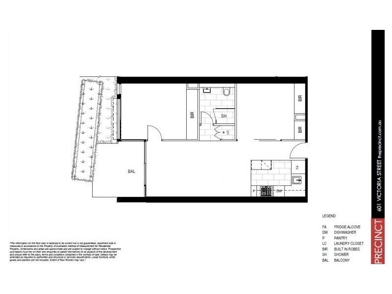 2/5 Flockhart Street, Abbotsford VIC 3067 Floorplan