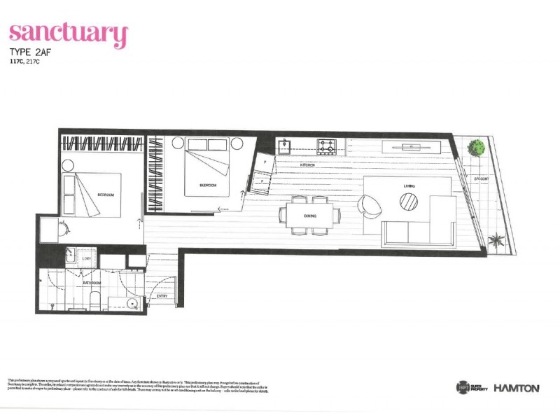 116/4 Acacia Place, Abbotsford VIC 3067 Floorplan