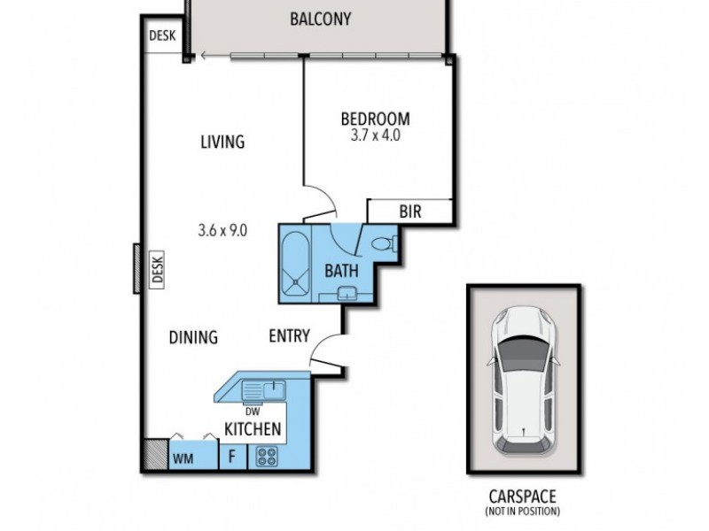 Lot 1704/222 Russell Street, Melbourne VIC 3000 Floorplan