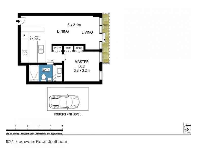 1402/1 Freshwater Place, Southbank VIC 3006