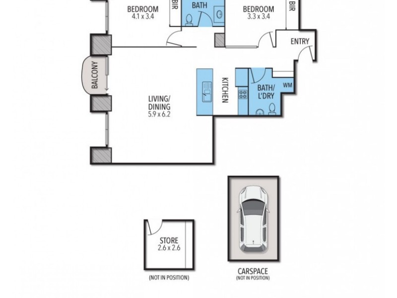 701/325 Collins Street, Melbourne VIC 3000 Floorplan