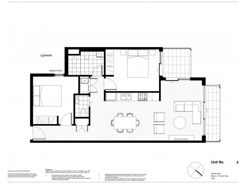607/71-89 Hobsons Road, Kensington VIC 3031 Floorplan