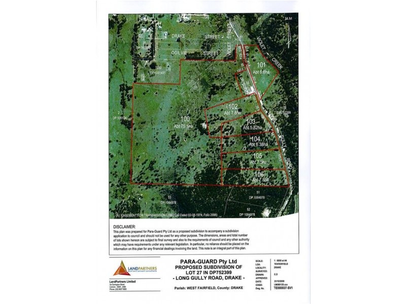 Lot 105 Long Gully Road, Drake NSW 2469