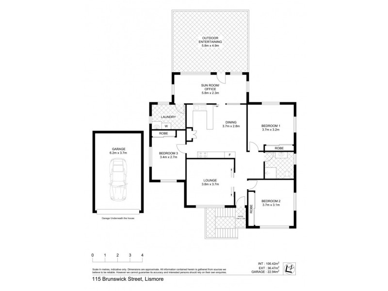 115 Brunswick Street, Lismore NSW 2480 Floorplan