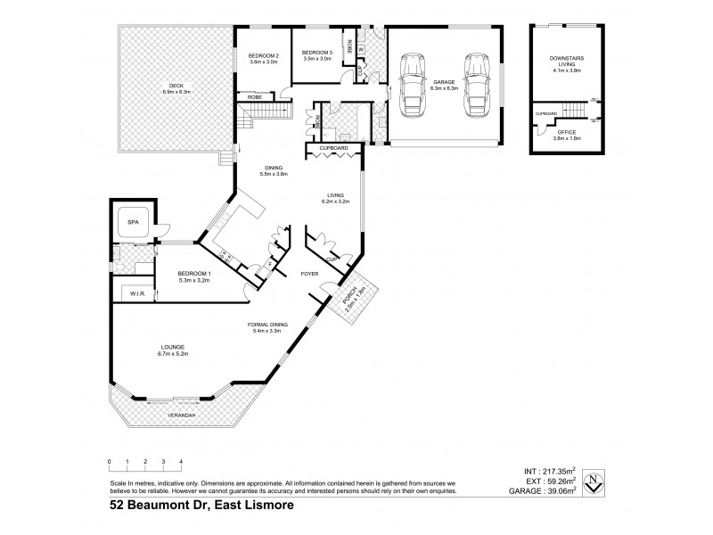 52 Beaumont Drive, East Lismore NSW 2480 Floorplan