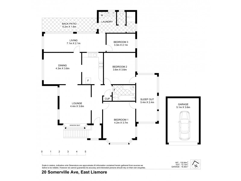 20 Somerville Avenue, East Lismore NSW 2480 Floorplan