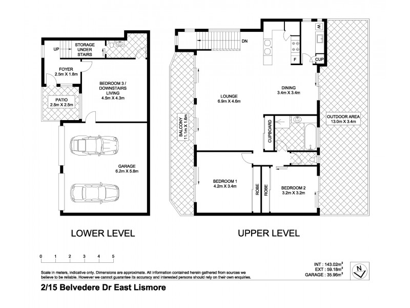 2/15 Belvedere Drive, East Lismore NSW 2480 Floorplan