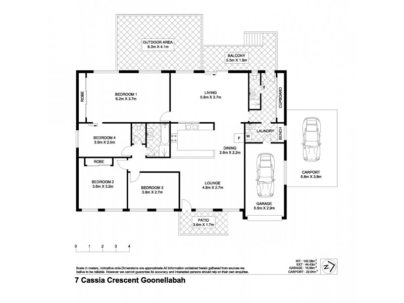 7 Cassia Crescent, Goonellabah NSW 2480 Floorplan