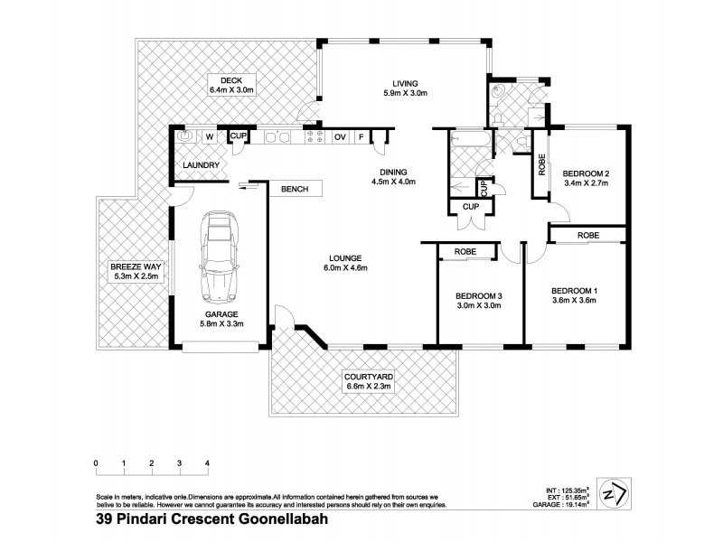 39 Pindari Crescent, Goonellabah NSW 2480 Floorplan
