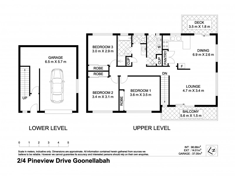 1,2,3 & 4/4 Pineview Drive, Goonellabah NSW 2480 Floorplan