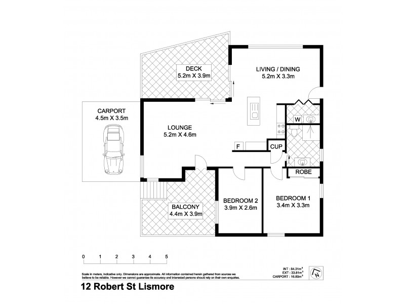 12 Robert Street, Lismore NSW 2480 Floorplan