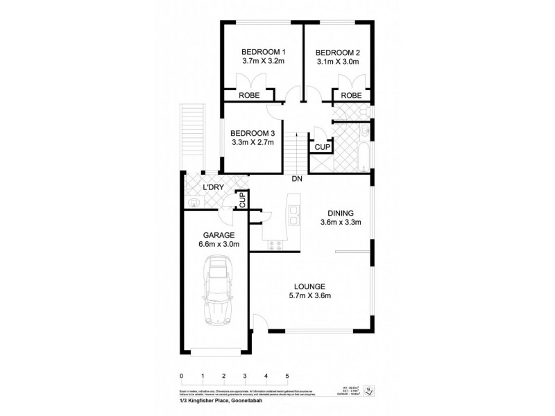 1/3 Kingfisher Place, Goonellabah NSW 2480 Floorplan