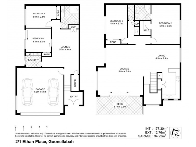 2/1 Ethan Place, Goonellabah NSW 2480 Floorplan