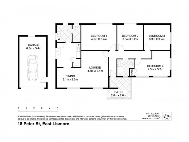 18 Peter Street, East Lismore NSW 2480 Floorplan