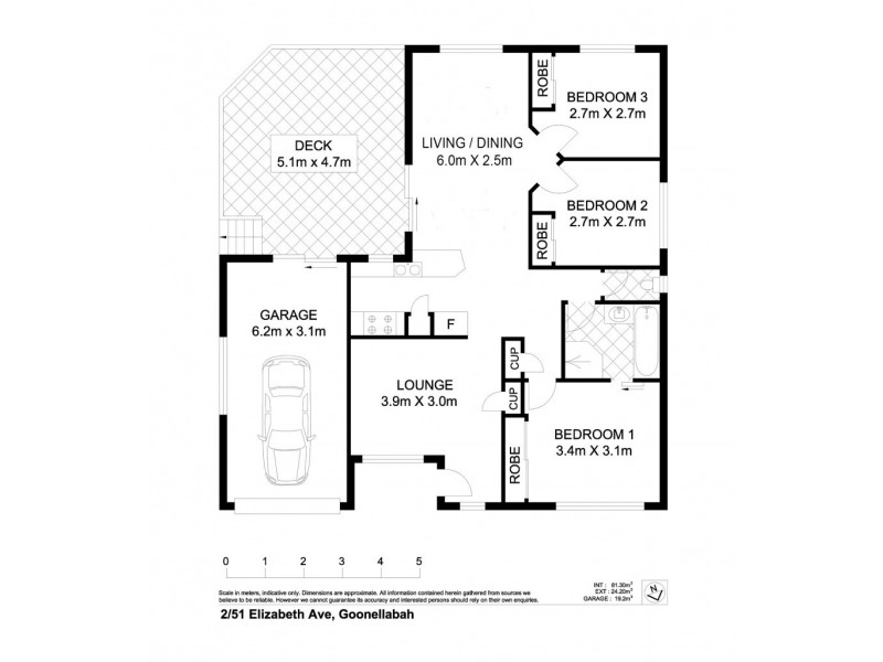 2/51 Elizabeth Avenue, Goonellabah NSW 2480 Floorplan