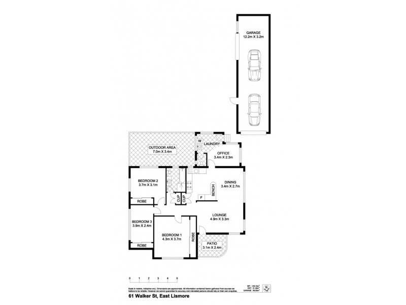 61 Walker Street, East Lismore NSW 2480 Floorplan