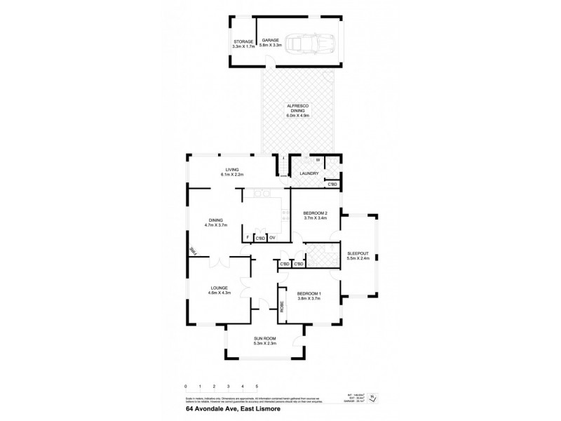 64 Avondale Avenue, East Lismore NSW 2480 Floorplan