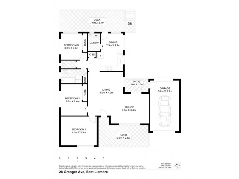 28 Granger Avenue, East Lismore NSW 2480 Floorplan