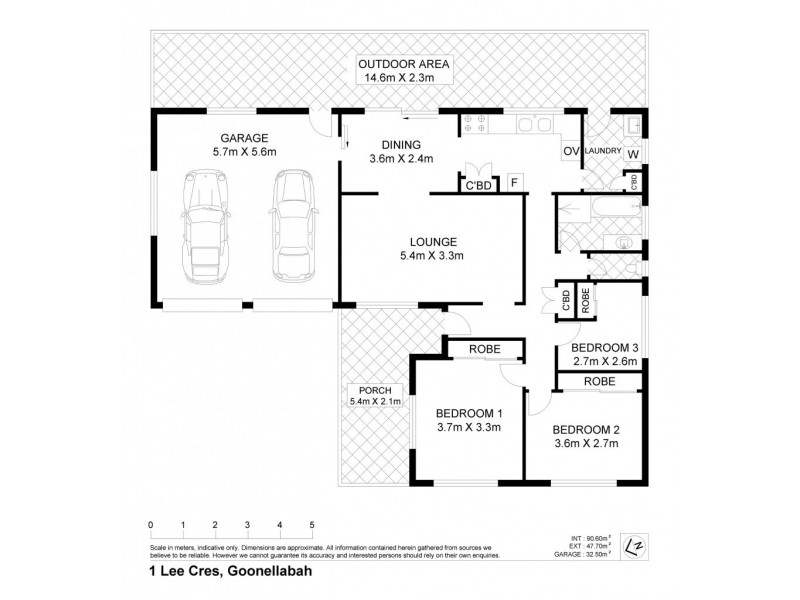 1 Lee Crescent (off Cynthia Wilson Dr), Goonellabah NSW 2480 Floorplan