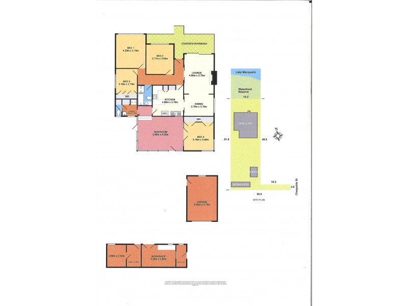 4 Cheapside Street, Rathmines NSW 2283 Floorplan