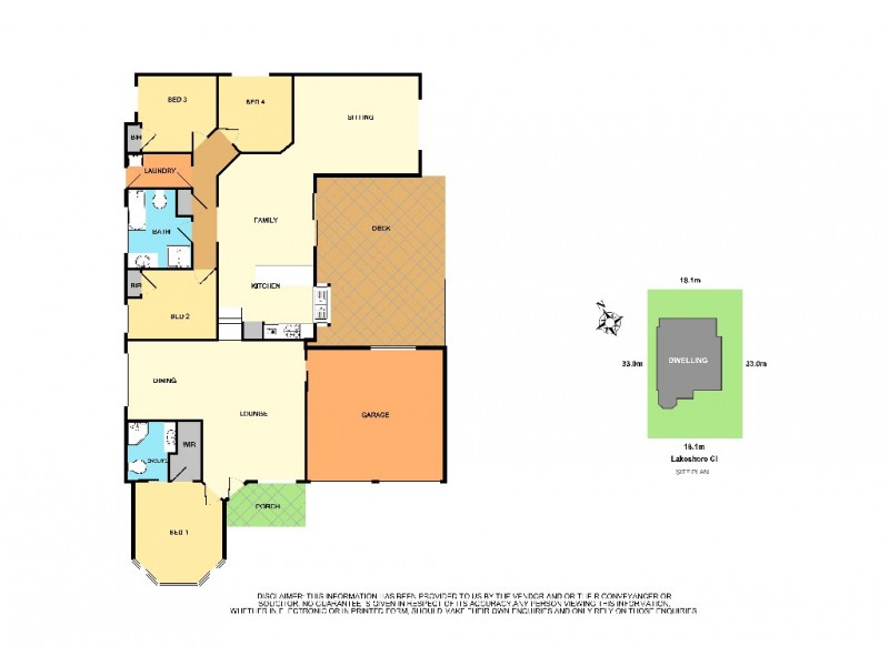 9 Lakeshore Close, Kilaben Bay NSW 2283 Floorplan