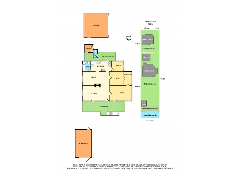 123 Brighton Avenue, Toronto NSW 2283 Floorplan