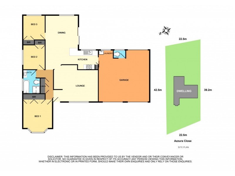 3 Azzura Close, Woodrising NSW 2284 Floorplan