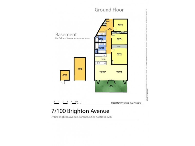 7/100 Brighton Avenue, Toronto NSW 2283 Floorplan
