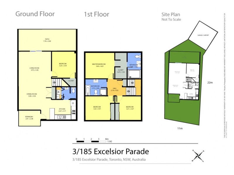 3/185 Excelsior Parade, Toronto NSW 2283 Floorplan
