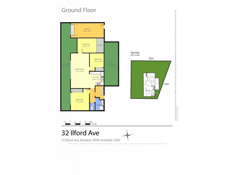 32 Ilford Avenue, Buttaba NSW 2283 Floorplan