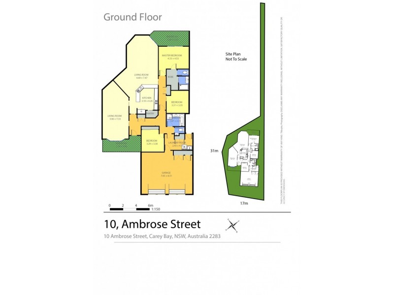 10 Ambrose Street, Carey Bay NSW 2283 Floorplan
