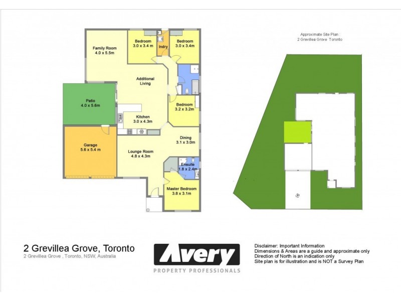 2 Grevillea Grove, Toronto NSW 2283 Floorplan