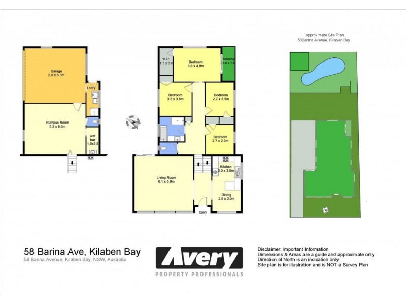 58 Barina Avenue, Kilaben Bay NSW 2283 Floorplan